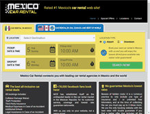 Tablet Screenshot of mexicocarrental.com